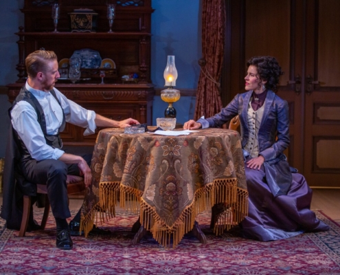 Michael Schantz and Marianna McClellan in A DOLL'S HOUSE_Photo by Adams VisCom