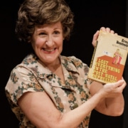 Pam Sherman as Erma Bombeck. Photo by Goat Factory Media Entertainment.