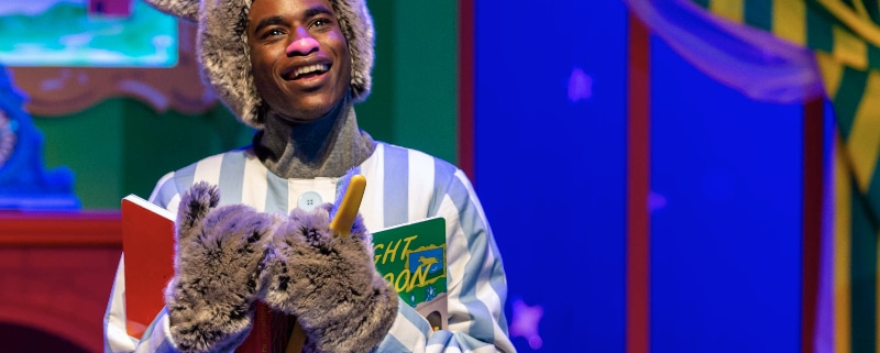 Rakeem Lawrence stars as Bunny in 'Goodnight, Moon.' Photo by Adams VisCom