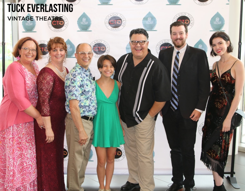 Some cast and crew from 'Tuck Everlasting gathered at the 2019 Henry Awards. Photo by John Moore. 