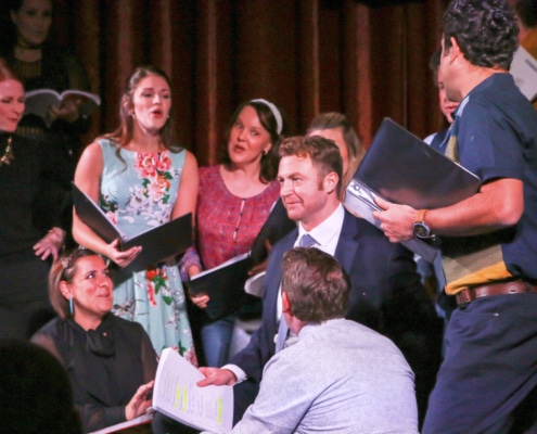 Company. Cast of Phantom Hard Rock Cafe Denver. Photo by John Moore.