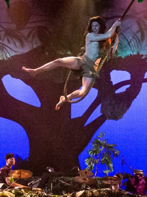 Barret Harper in Tarzan. Candlelight Dionner Playhouse RDG Photography