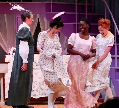 Creede Repertory Theatre performs 'Pride and Prejudice,' adapted by Kate Hamill. Photo by John Gary Brown.