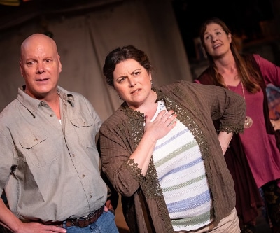 Marc Stith, Haley Johnson and Emily Paton Davies in 'The Quality of Life.' Photo by Mcleod9 Creative