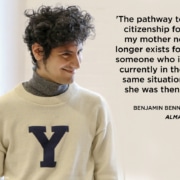 Benjamin Benne quote. Alma. Photo by John Moore