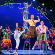 The Company of 'The SpongeBob Musical' sing 'Bikini Bottom Day. Photo by Jeremy Daniel