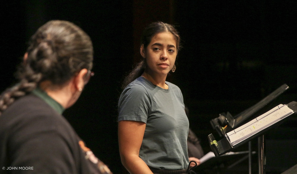 In Her Bones. 2020 Colorado New Play Summit. Laura Crotte and Valentina Guerra Photo by John Moore.