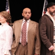 Tracy Warren, Charles Ray King Jr. and Wayne Kennedy in 'Ragtime.' Photo by Glenn Ross