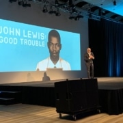 Denver Mayor Michael B. Hancock appears at the Seawell Ballroom