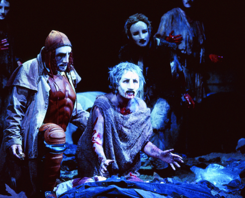 Ann Mitchell as Hecuba in the 2000 Denver Center Theatre Company production of Tantalus2. Photo by p. switzer