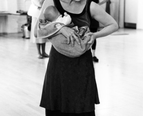 Annalee Jefferies during rehearsals of TANTALUS. Photo by p. switzer.