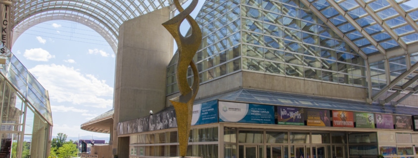 Exterior of the Bonfils in the Denver Center Performing Arts Complex