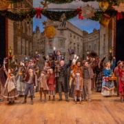 2018 Cast of A Christmas Carol waving