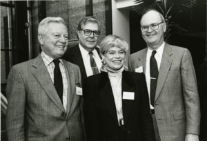 Don Seawell, Donovan Marley, Barbara Mackay, and Lester Ward in the Late 80s.