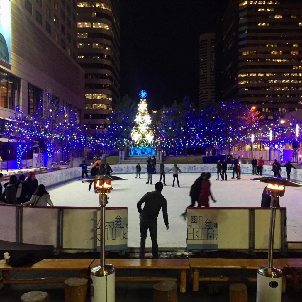 European Christmas Skate Rink