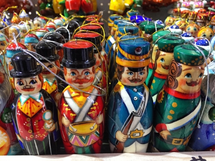 European Christmas toy soldiers