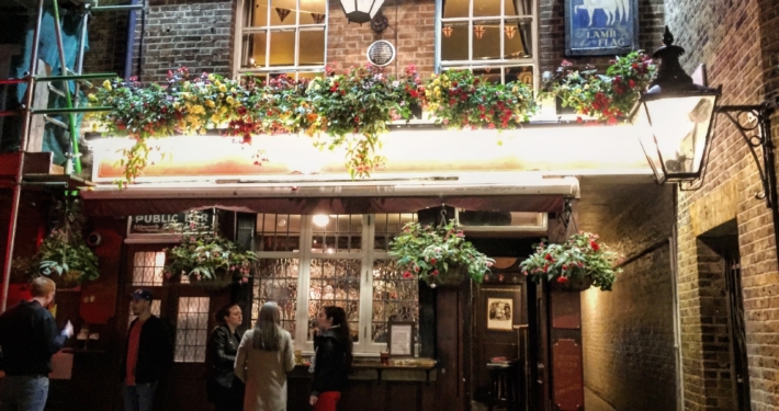The Lamb and the Flag pub