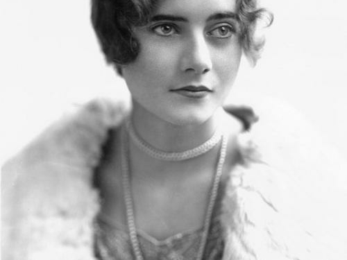 black and white photograph of Betty Pack