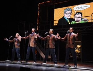 The Four Seasons performs Walk Like a Man in Jeresy Boys Broadway National Tour