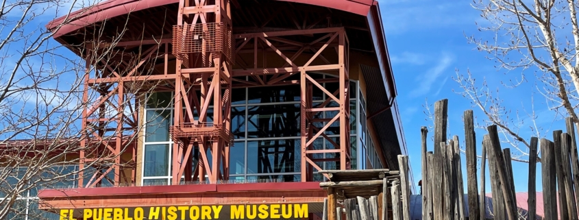 The entrance to El Pueblo History Museum