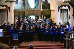 The Colorado Choir sings during a Colorado Gives Day concert from 