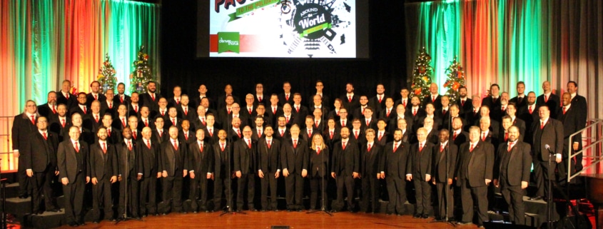 The Denver Gay Men's Chorus performs at Passport to the Holidays