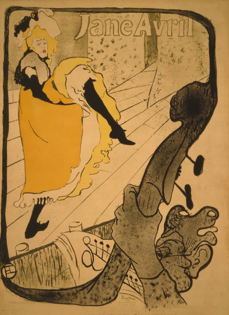 A painting by Toulouse-Lautrec