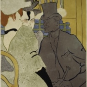 A painting by Toulouse-Lautrec