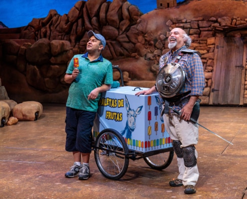 Ernie González Jr. and Herbert Siguenza in Quixote Nuevo