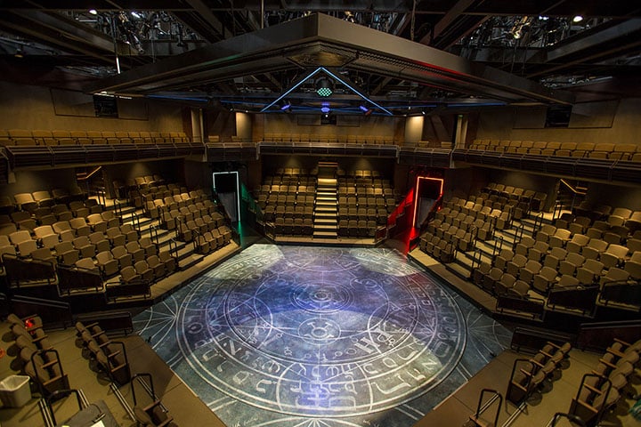 Inside the Kilstrom Theatre in the round