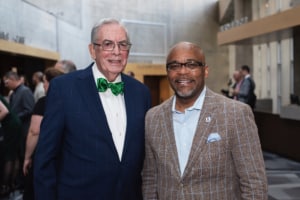 Martin Semple poses for a photo with Denver Mayor Michael Hancock