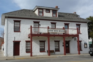 Exterior of the Astor House in Golden