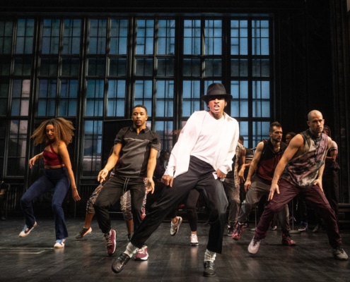 Myles Frost and cast in MJ_photo by Matthew Murphy