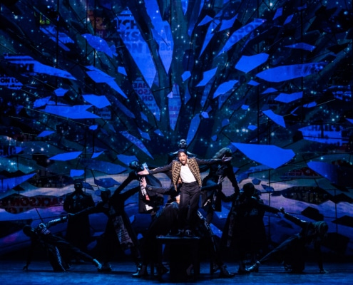 Myles Frost and cast in MJ_photo by Matthew Murphy