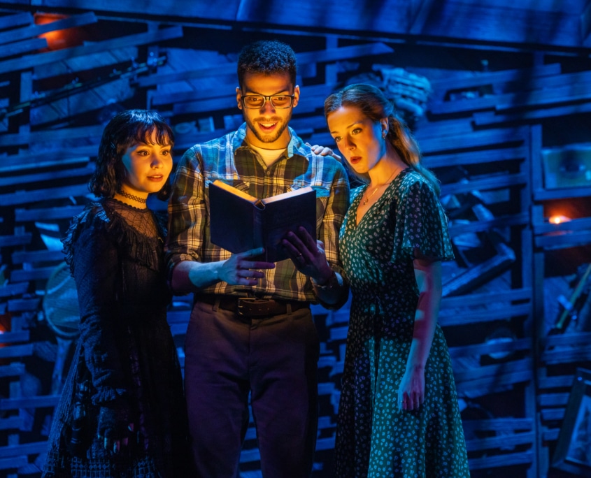 David Wilson (Adam), Kaitlin Feely (Barbara) and Leianna Weaver (Lydia). Photo by Matthew Murphy, 2026.