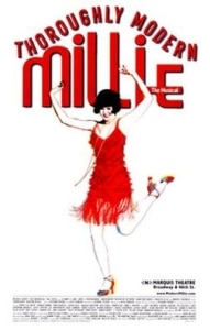 Musical poster for Thoroughly Modern Millie