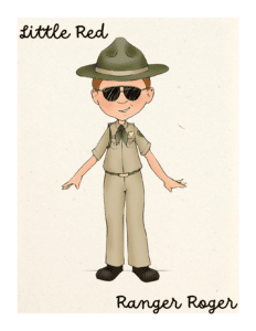 Costume rendering of Ranger Roger in Little Red