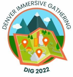 Logo for the Denver Immersive Gathering 2022