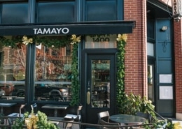 Exterior of Tamayo restaurant