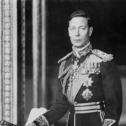 Official portrait of King George VI in his regalia