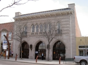 The exterior of the Town Hall Arts Center