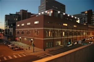 Exterior of the Robert & Judi Newman Center for Theatre Education