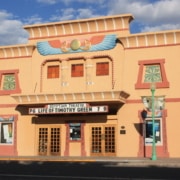 Exterior of the Egyptian Theatre in Delta, Colorado