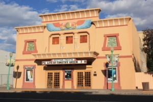 Exterior of the Egyptian Theatre in Delta, Colorado