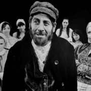 Chaim Topol as Tevye in the 1968 London premiere of Fiddler on the Roof