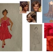 Costume rendering by Trevor Bowen for The Color Purple