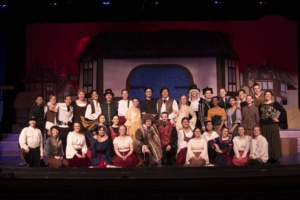 The cast of Lakewood High School's Something Rotten