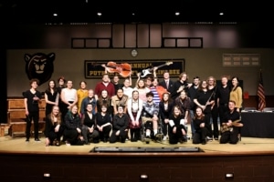 The cast of Mountain View High School's Putnam County's 25th Annual Spelling Bee