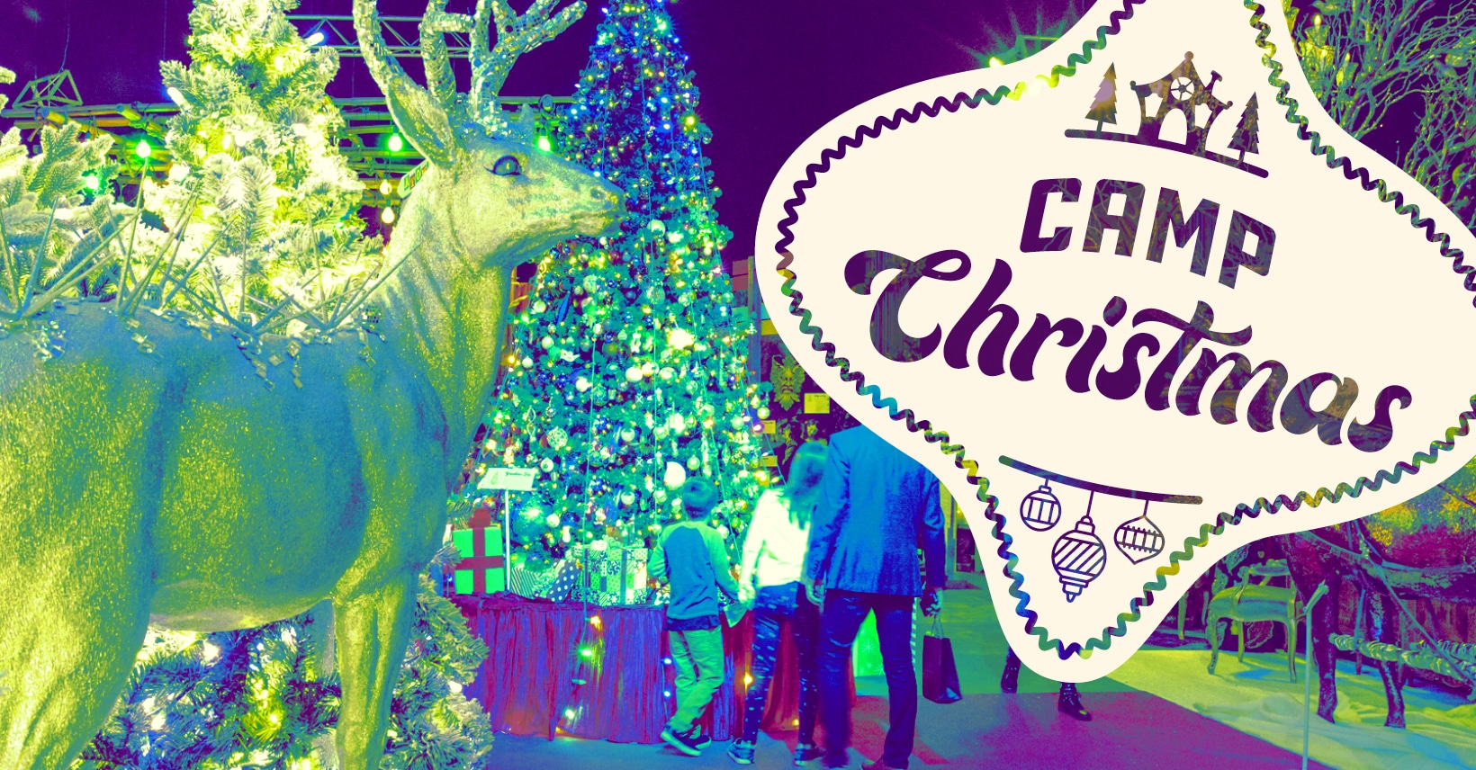 Camp Christmas at Stanley Marketplace is a daring work of