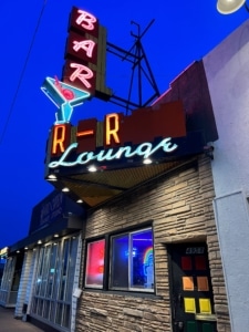 Exterior of R & R Lounge